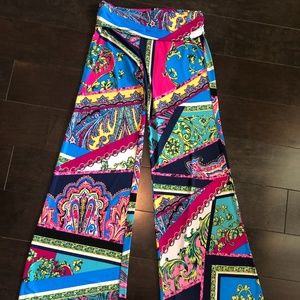 Cute Multi-Colored Boutique Brand Palazzo Pants